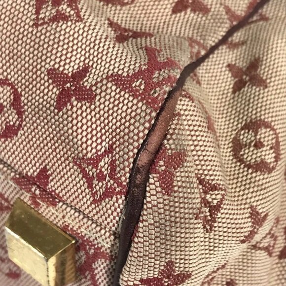 LOUIS VUITTON M92216 Josephine PM Hand Bag Monogram Mini Canvas Slys Red - Picture 7 of 16
